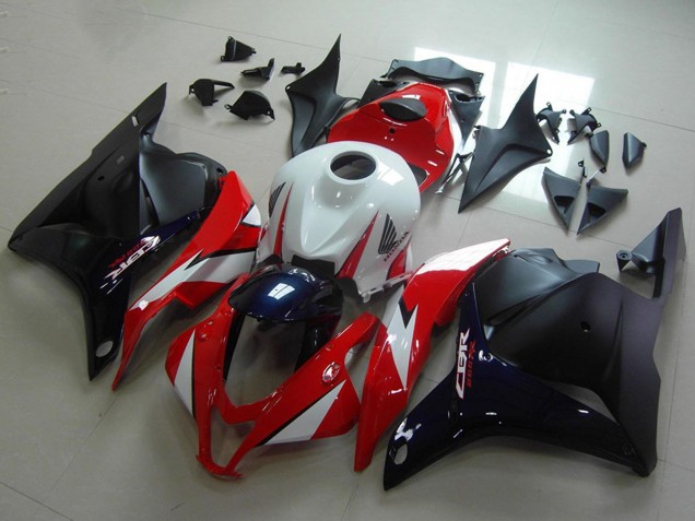 2009-2012 White Red Dark Blue Glossy Black Honda CBR600RR Motorcycle Fairings