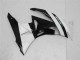 2009-2012 Glossy Black White Kawasaki ZX6R Motorcycle Fairings