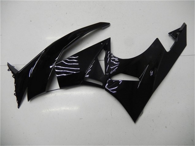 2009-2012 Glossy Black Kawasaki ZX6R Motorcycle Fairings