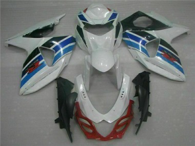 2009-2016 White Blue Black Suzuki GSXR 1000 Full Motorcycle Fairings