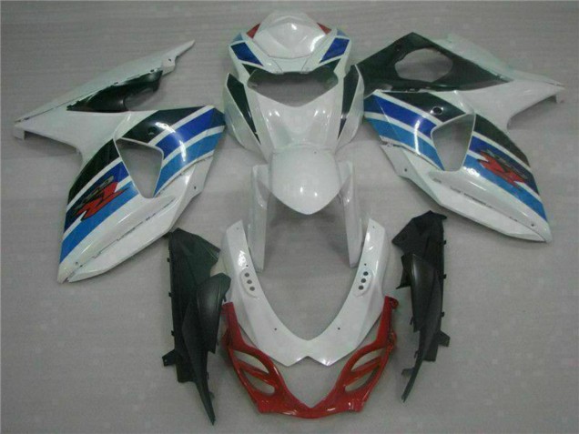 2009-2016 White Blue Black Suzuki GSXR 1000 Full Motorcycle Fairings