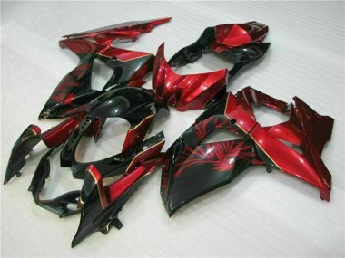 2009-2016 Red Glossy Black Suzuki GSXR 1000 Motorcycle Fairings