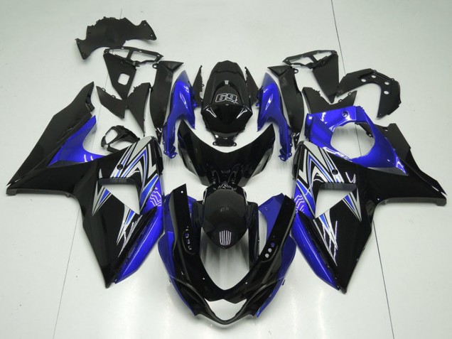 2009-2016 Glossy Black Blue Suzuki GSXR 1000 Motorcycle Fairings
