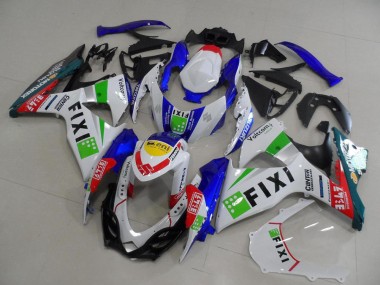 2009-2016 White Blue Green Yellow Red Fixi Suzuki GSXR 1000 Motorcycle Fairings