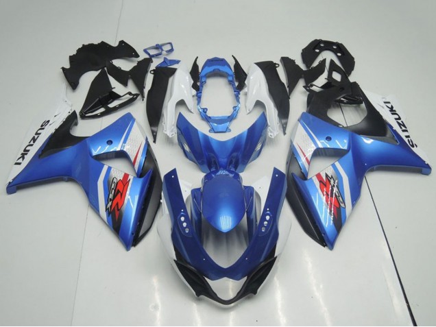 2009-2016 Light Blue Blue White Black OEM Style Suzuki GSXR 1000 Motorcycle Fairings
