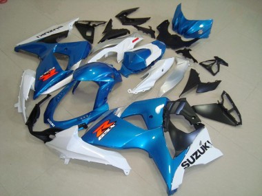 2009-2016 Light Blue White Black OEM Style Suzuki GSXR 1000 Motorcycle Fairings