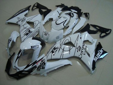 2009-2016 White Black Corona Suzuki GSXR 1000 Motorcycle Fairings