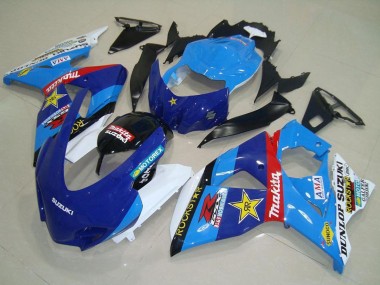 2009-2016 Blue White Red Black Rockstar Racing Suzuki GSXR 1000 Motorcycle Fairings