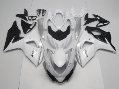 2009-2016 White Black OEM Style Suzuki GSXR 1000 Motorcycle Fairings