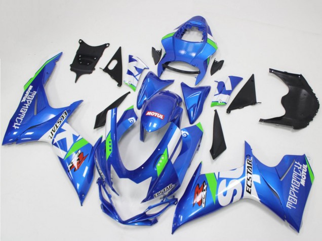 2011-2024 Blue White Green Suzuki GSXR 600/750 Motorcycle Fairings