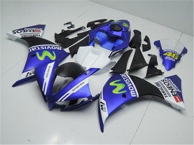 2012-2014 Blue White Black Green MoviStar Yamalube ENEOS Yamaha YZF R1 Motorcycle Fairings