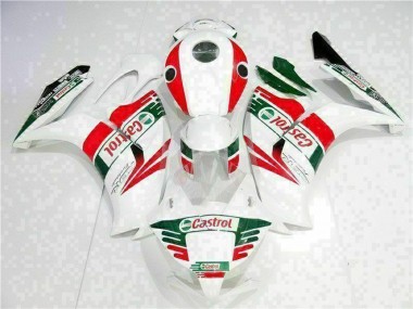 2012-2016 White Red Green Castrol Honda CBR1000RR Motorcycle Fairing
