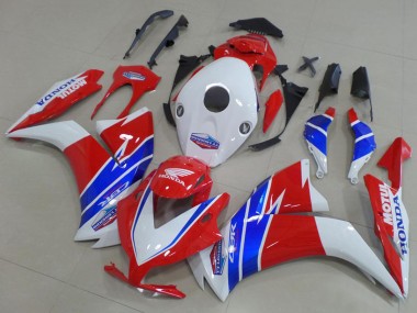 2012-2016 White Red Blue TT Legend Honda CBR1000RR Motorcycle Fairings