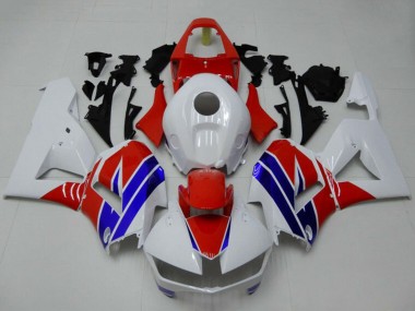 2013-2023 White Red Blue Honda CBR600RR Bike Fairings