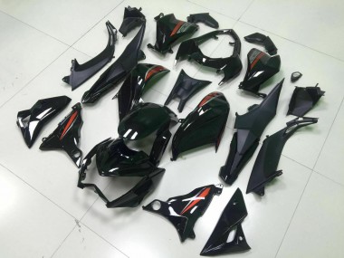 2013-2018 Glossy Black Red Silver Kawasaki Z800 Motorcycle Fairings