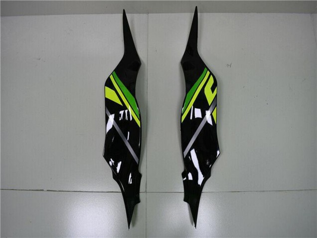 2013-2018 Green Yellow Glossy Black Matte Black Kawasaki ZX6R Motorcycle Fairings