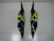 2013-2018 Green Yellow Glossy Black Matte Black Kawasaki ZX6R Motorcycle Fairings