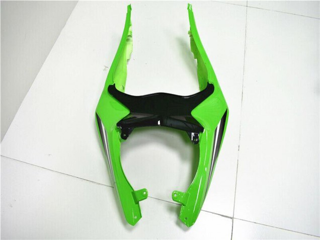 2013-2018 Green White Glossy Black Kawasaki ZX6R Motorcycle Fairings