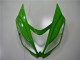 2013-2018 Green Glossy Black Kawasaki ZX6R Bike Fairings