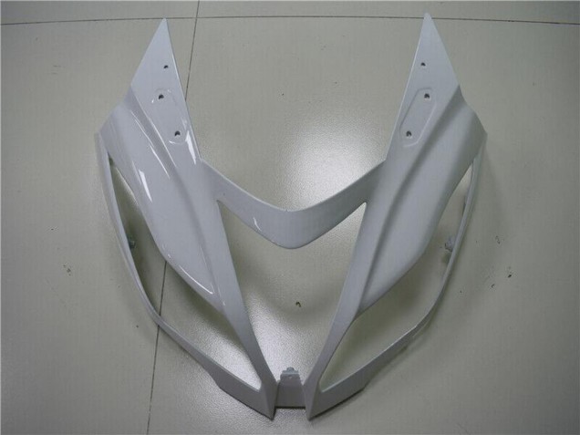 2013-2018 White Matte Black Kawasaki ZX6R Abs Fairings