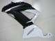 2013-2018 White Matte Black Kawasaki ZX6R Abs Fairings