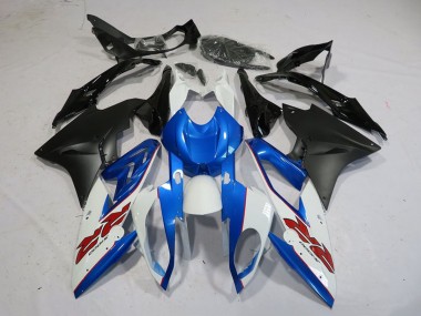2015-2016 White Blue Matte Black BMW S1000RR Motorcycle Fairing