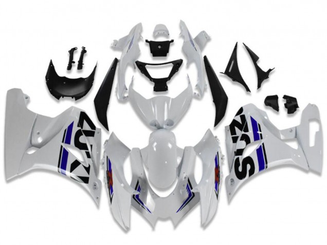 2017-2024 White Blue Black Suzuki GSXR 1000 Motorcycle Fairings