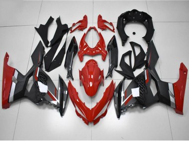2018-2024 Red Grey Black Kawasaki EX400 Motorcycle Fairings