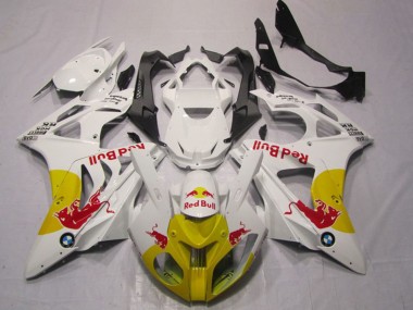 2009-2014 White Yellow Red Bull BMW S1000RR Motorcycle Fairings