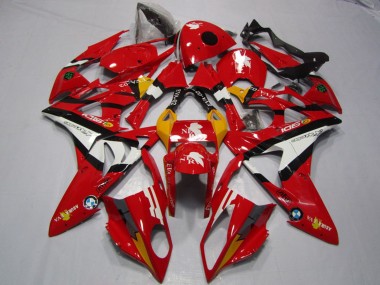 2009-2014 Red White Black BMW S1000RR Motorcycle Fairings