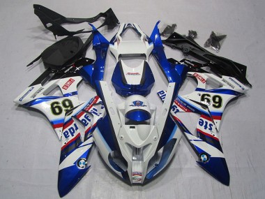 2009-2014 White Red Blue Black Sterilgarda 69 BMW S1000RR Motorcycle Fairings