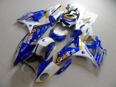 2009-2014 White Yellow Blue GoldBet BMW S1000RR Motorcycle Fairings
