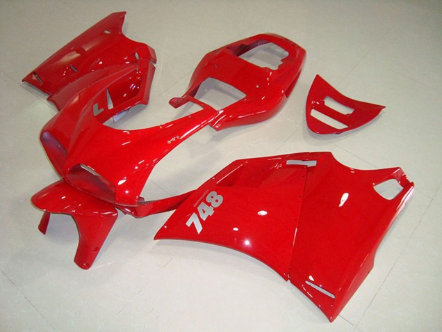 1993-2005 Red Ducati 748 Motorcycle Fairings