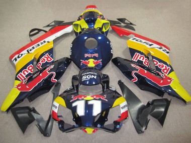 2004-2005 Yellow Blue White Red Bull Repsol 11 Honda CBR1000RR Motorcycle Fairings