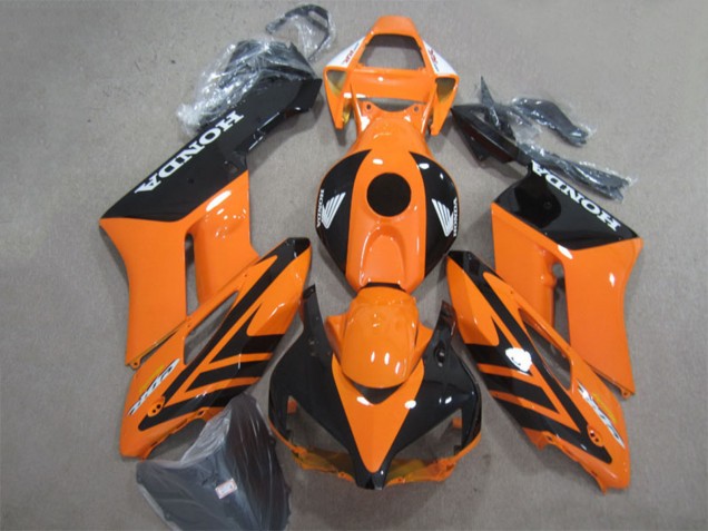 2004-2005 Orange Glossy Black Honda CBR1000RR Motorcycle Fairing
