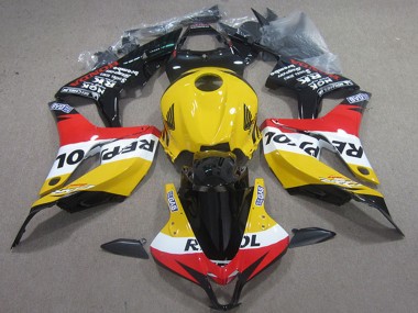 2004-2005 Yellow White Red Glossy Black Repsol Honda CBR1000RR Motorcycle Fairings