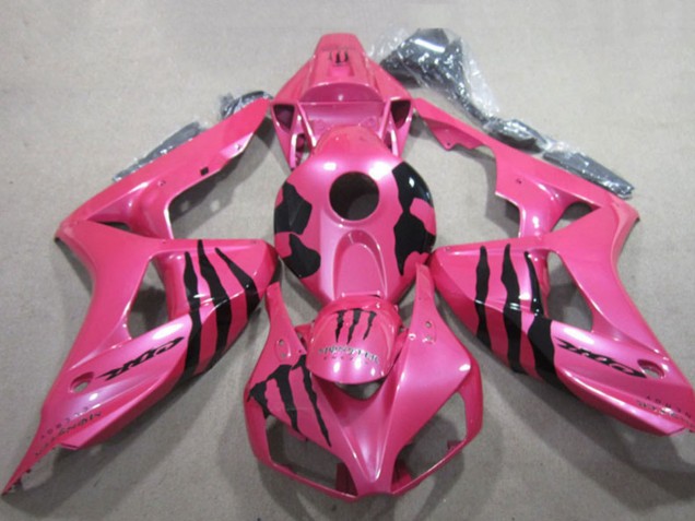 2006-2007 Pink Black Monster Honda CBR1000RR Motorcycle Fairings