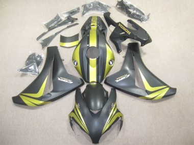 2008-2011 Yellow Matte Black Honda CBR1000RR Motorcycle Fairings