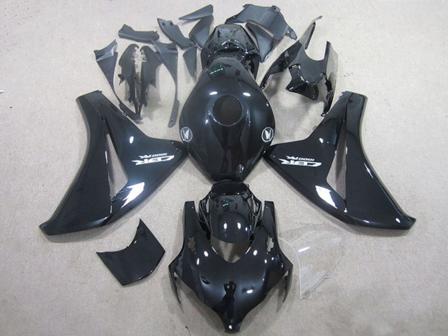 2008-2011 Glossy Black Honda CBR1000RR Bike Fairings