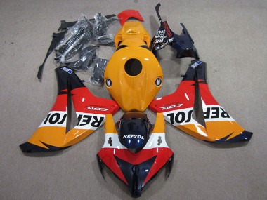 2008-2011 Orange White Red Glossy Black Repsol Honda CBR1000RR Motorcycle Fairings Kits