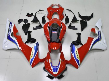 2017-2023 White Red Blue HRC Honda CBR1000RR Motorcycle Fairing