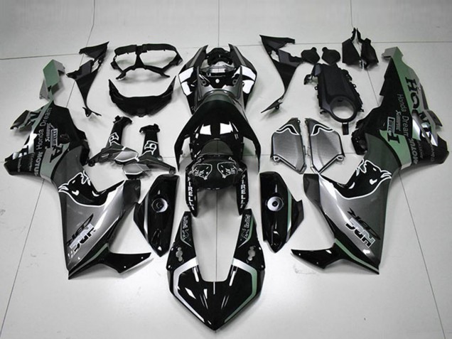 2017-2023 Silver Glossy Black HRC Honda CBR1000RR Motorcycle Fairings