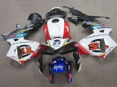 2005-2006 White Red Black Blue 27 Honda CBR600RR Motorcycle Fairings