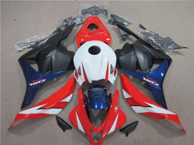 2009-2012 White Red Blue Matte Black Honda CBR600RR Motorcycle Fairing