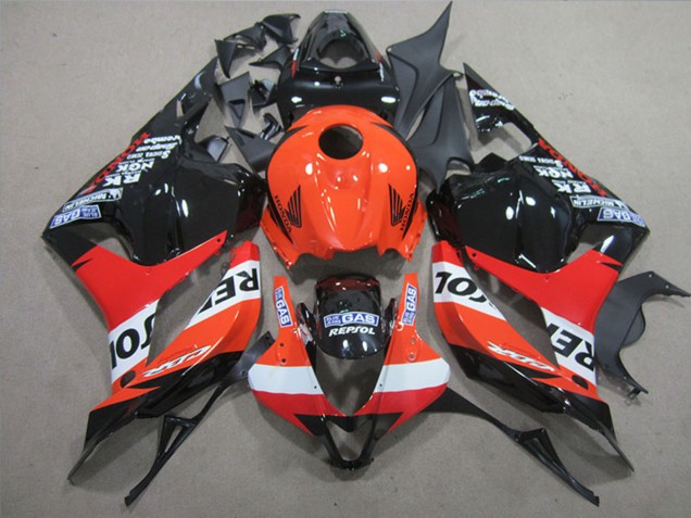 2009-2012 Orange White Red Glossy Black Repsol Honda CBR600RR Full Motorcycle Fairings