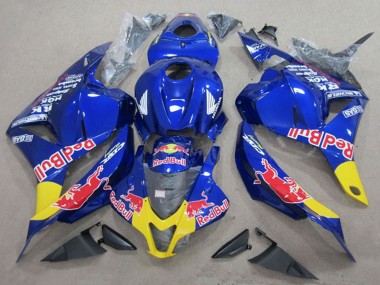 2009-2012 Blue Yellow Red Bull Honda CBR600RR Motorcycle Fairings