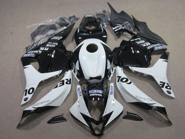 2009-2012 White Glossy Black Repsol Honda CBR600RR Motorcycle Fairing Kits