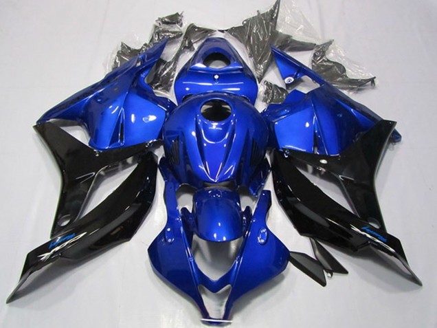 2009-2012 Blue Glossy Black Honda CBR600RR Motorcycle Fairings