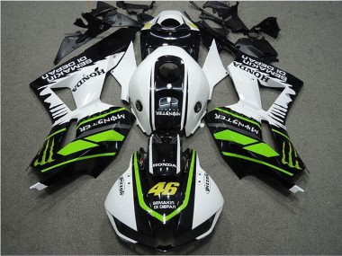 2013-2023 White Green Glossy Black Semakin Didepan Monster Honda CBR600RR Motorcycle Fairings