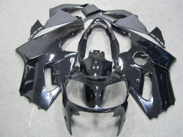 2002-2006 Glossy Black Kawasaki ZX12R Bike Fairings